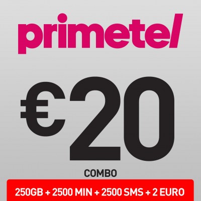 Primetel Data 100GB + 1000min